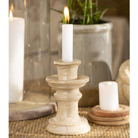 Ib Laursen Lysestage til 2,2cm lys Saga Creme