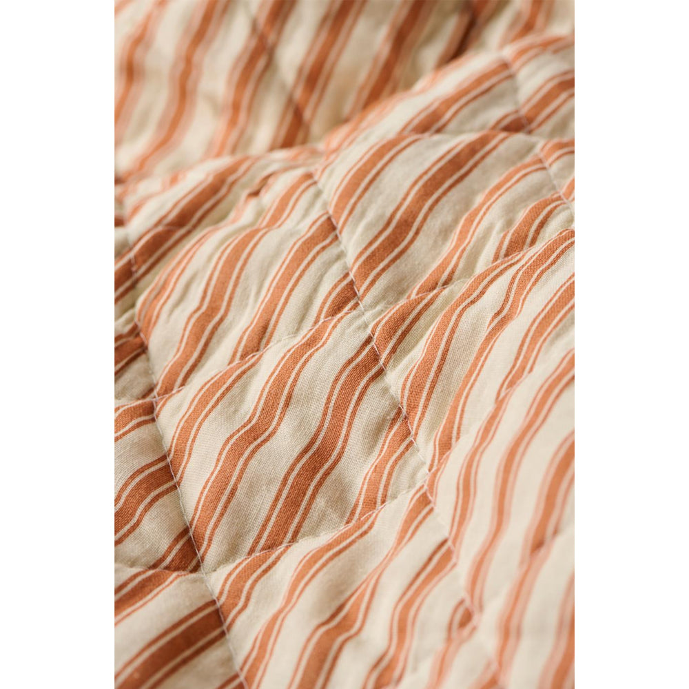 Ib Laursen Quilt Sand m/ Sienna Striber 130x180cm