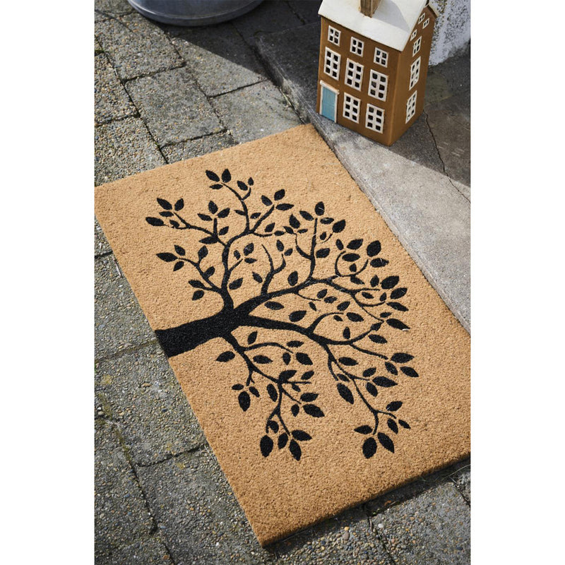 Ib Laursen Kokos Dørmåtte Træ 45x75cm