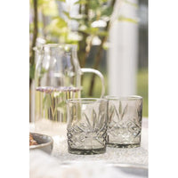 Ib Laursen Drikkeglas m/mønster London Smoke Glas