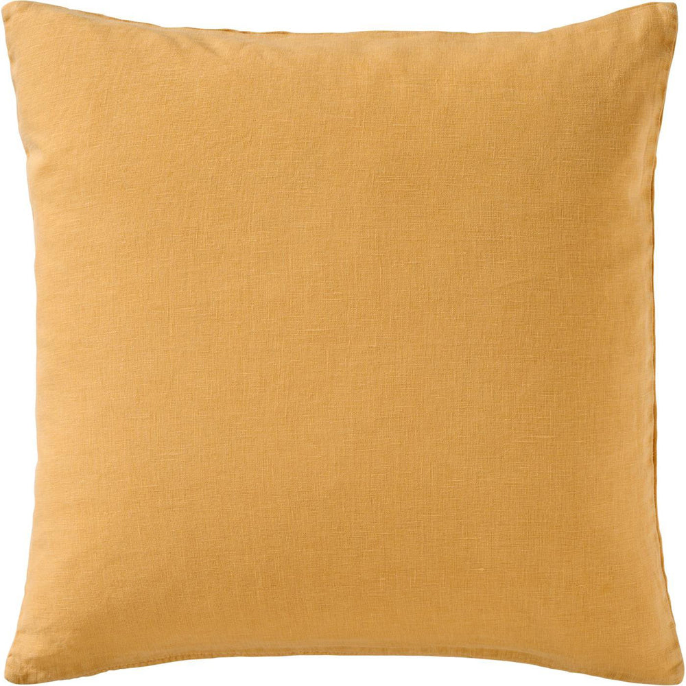 Ib Laursen Hør Pudebetræk Harvest Yellow 50x50cm