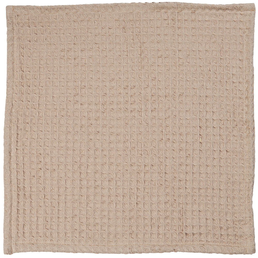 Ib Laursen Klud Liseleje m/Vaffelmønster Beige 32x32cm