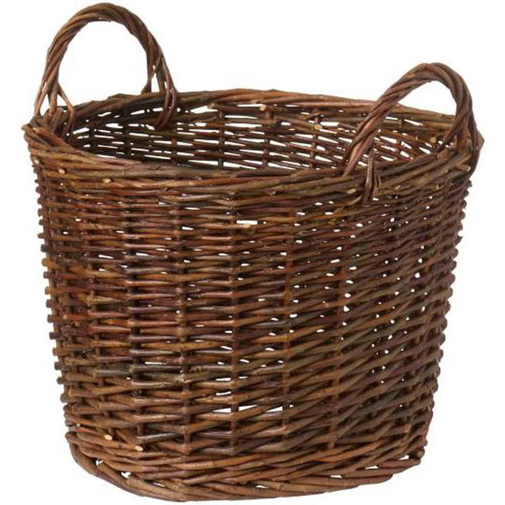 Ib Laursen Kurv Rund & lidt Konisk m/2 Hanke H33xØ35cm