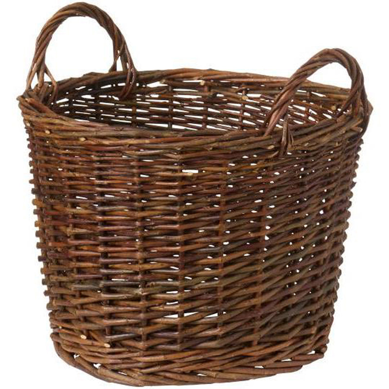 Ib Laursen Kurv Rund & lidt Konisk m/2 Hanke H33xØ35cm
