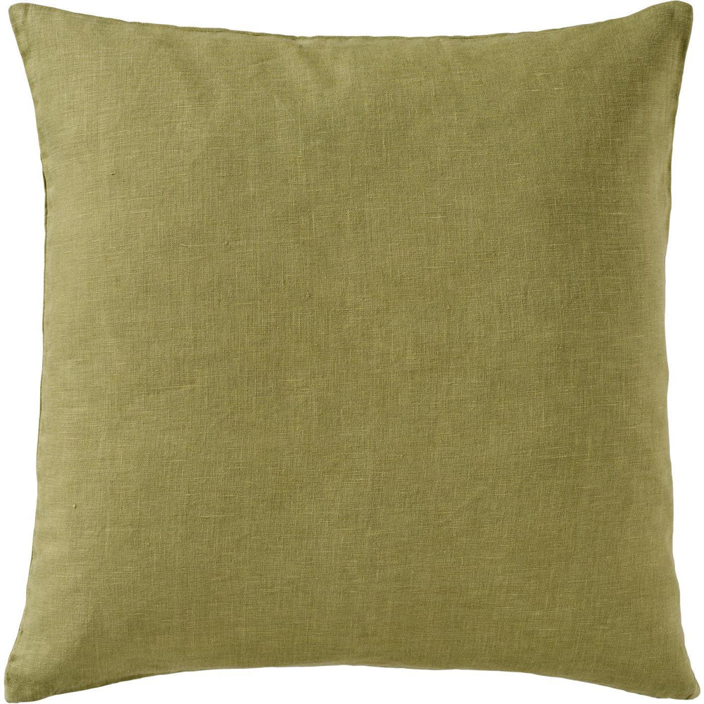 Ib Laursen Hør Pudebetræk Herbal Green&nbsp;50x50cm
