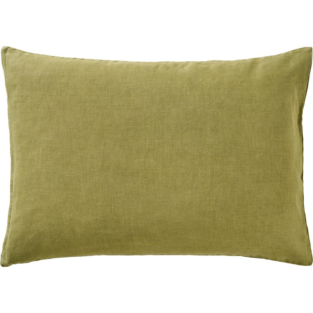 Ib Laursen Hør Pudebetræk Herbal Green 50x70cm