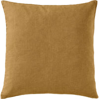 Ib Laursen Hør Pudebetræk Ochre Green 50x50cm