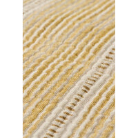 Ib Laursen Pudebetræk Offwhite m/Mustard Stribemønster 40x60cm