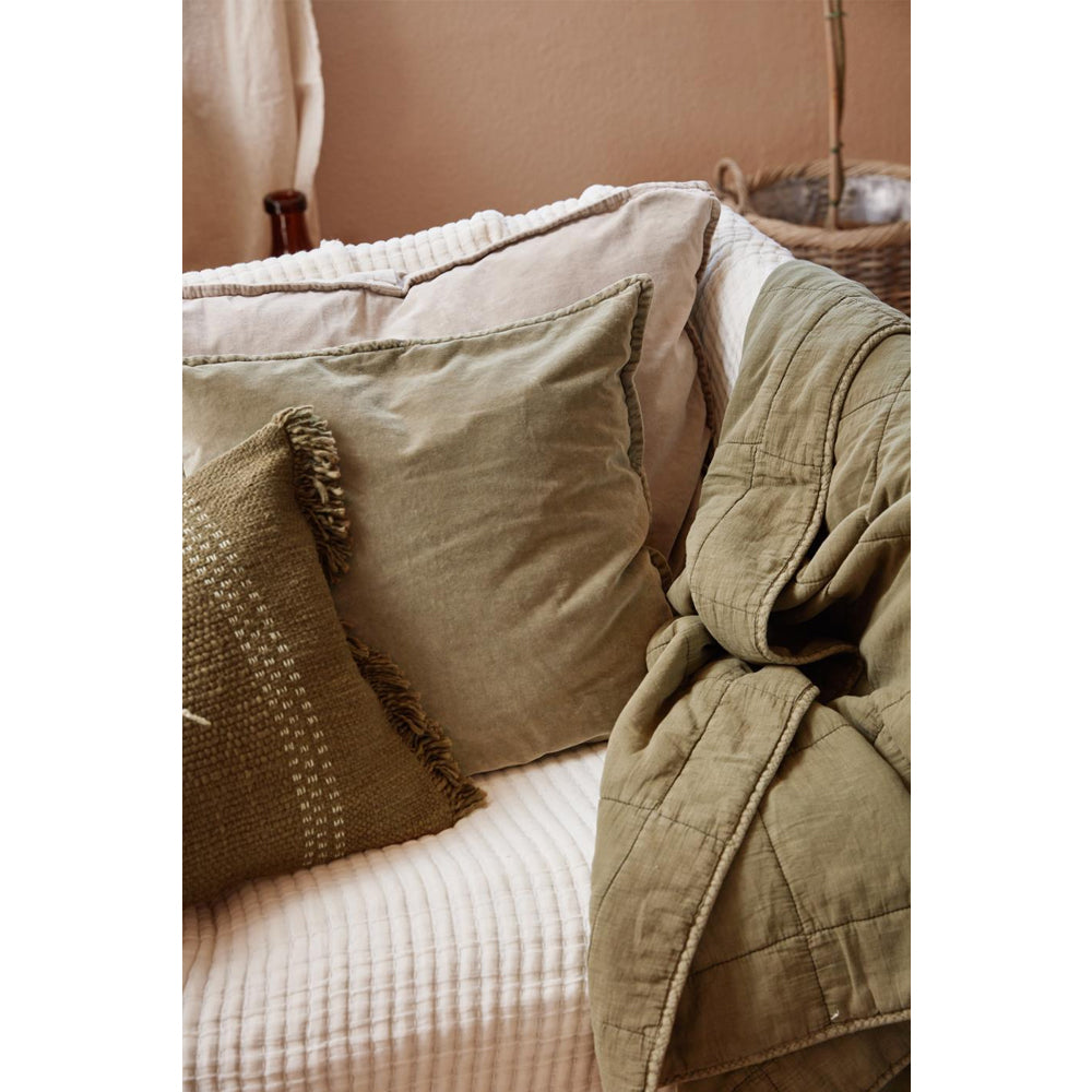 Ib Laursen Pudebetræk Olive 40x60cm