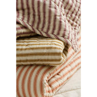 Ib Laursen Quilt Sand m/ Sienna Striber 130x180cm