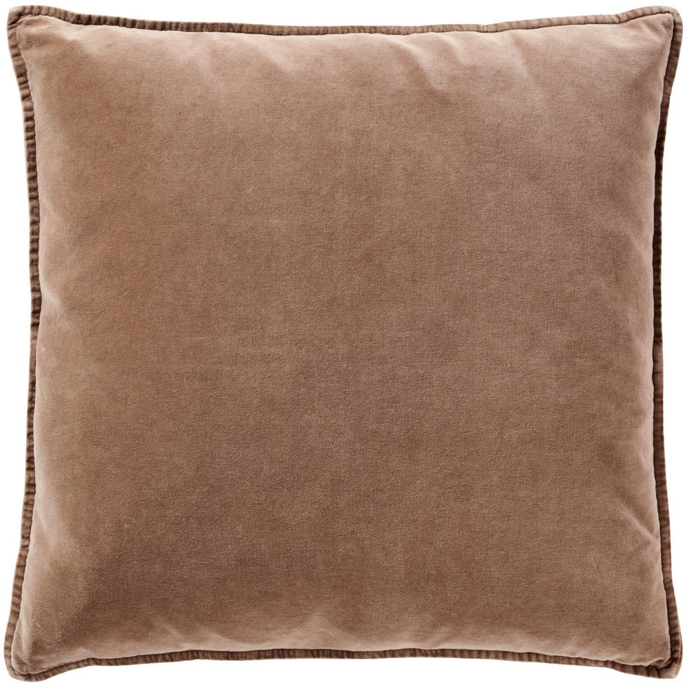 Ib Laursen Pudebetræk Velour Burned Rose 50x50cm