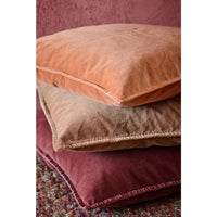 Ib Laursen Pudebetræk Velour Camel 50x50cm