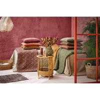 Ib Laursen Pudebetræk Velour Dusty Plum 50x50cm