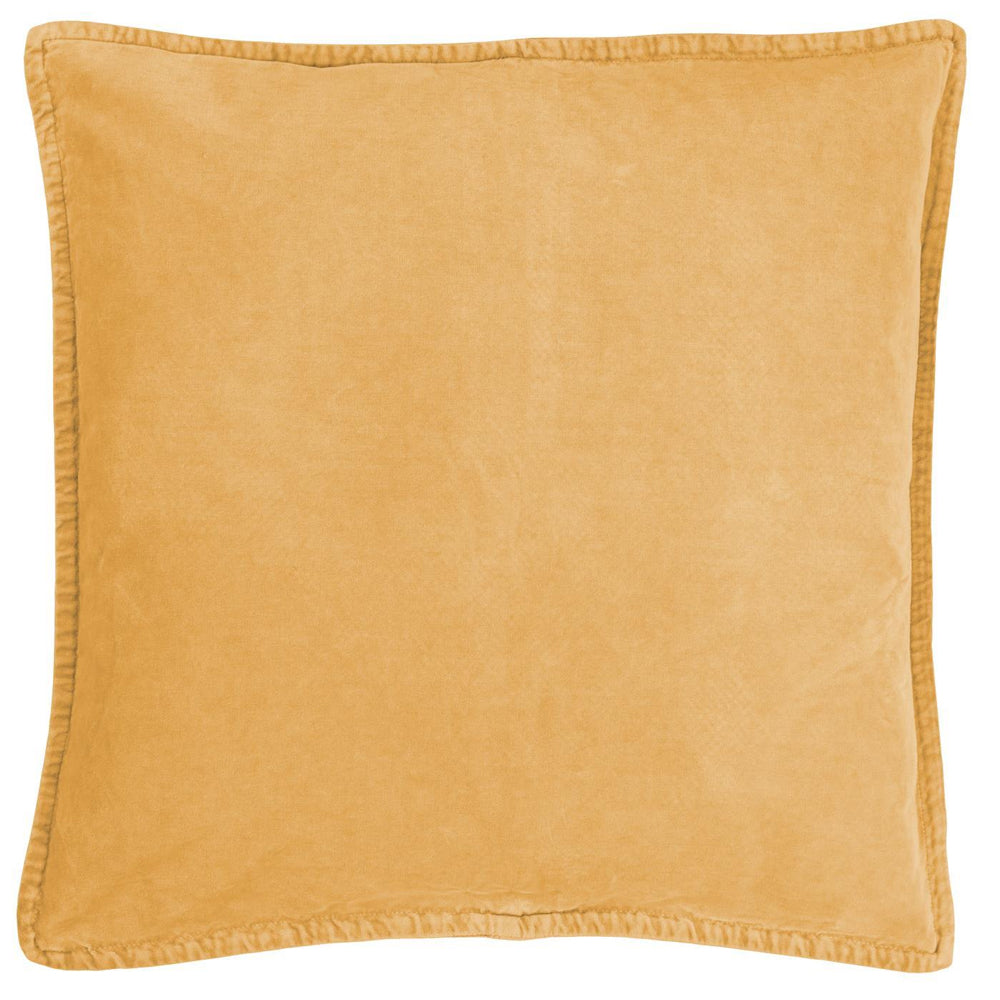 Ib Laursen Pudebetræk Velour Lemon Drop 50x50cm