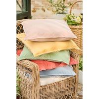 Ib Laursen Pudebetræk Velour Lemon Drop 50x50cm