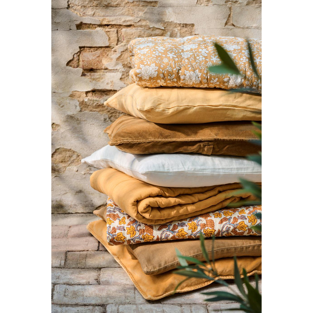 Ib Laursen Vintage Quilt Harvest Yellow 130x180cm