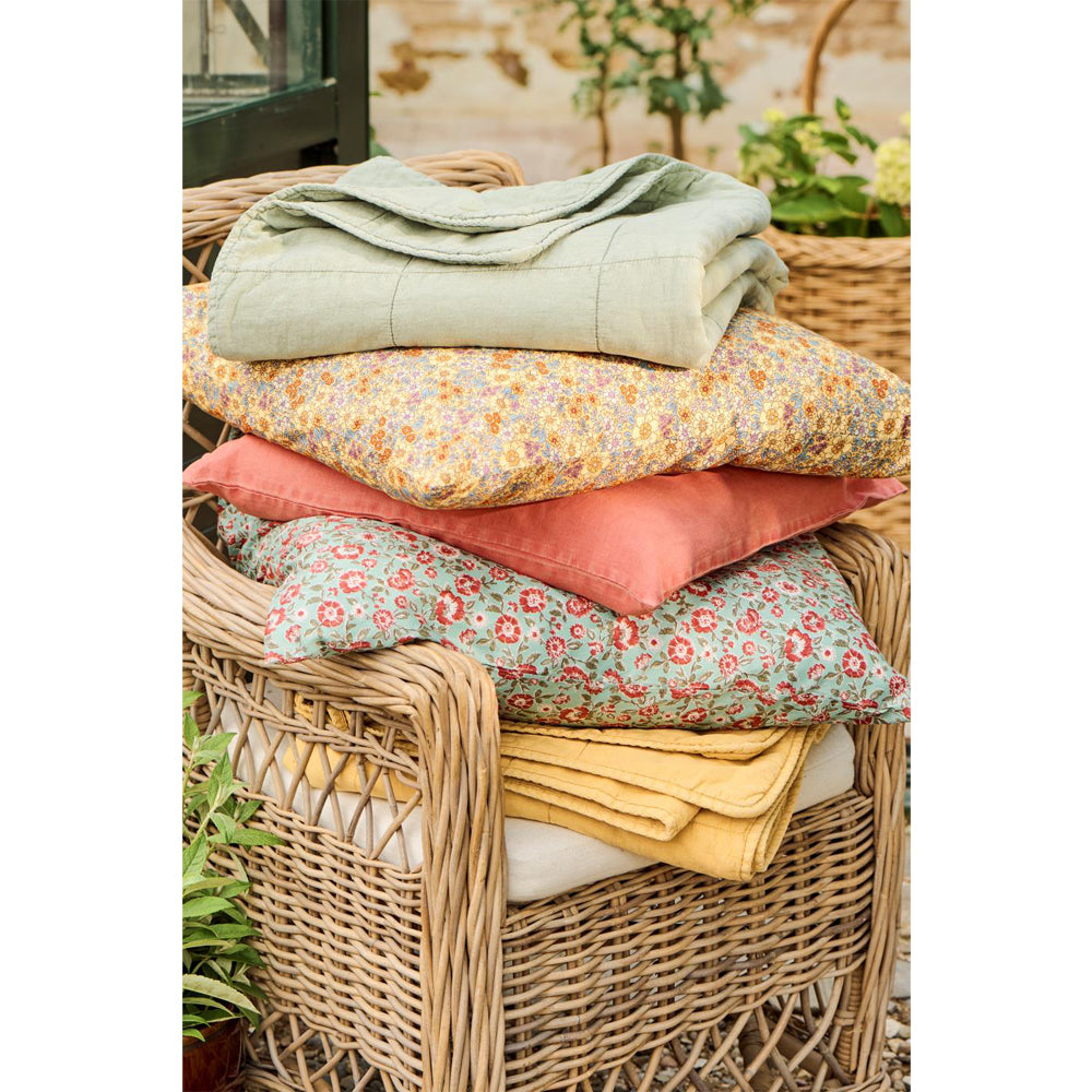 Ib Laursen Vintage Quilt Harvest Yellow 130x180cm