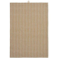 Ib Laursen Viskestykke Elly m/Mustard & Grønne Striber 50x70cm