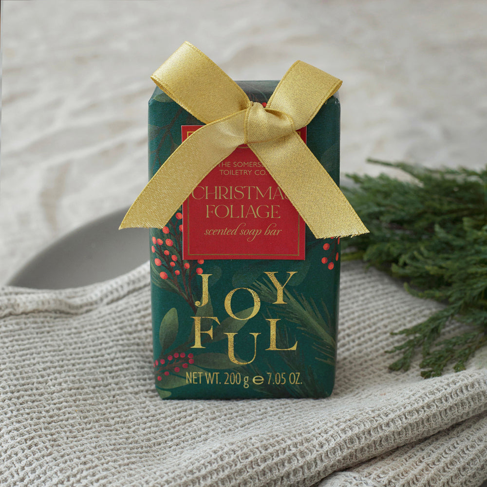 Somerset Sæbebar Christmas Foliage Joyful 200g