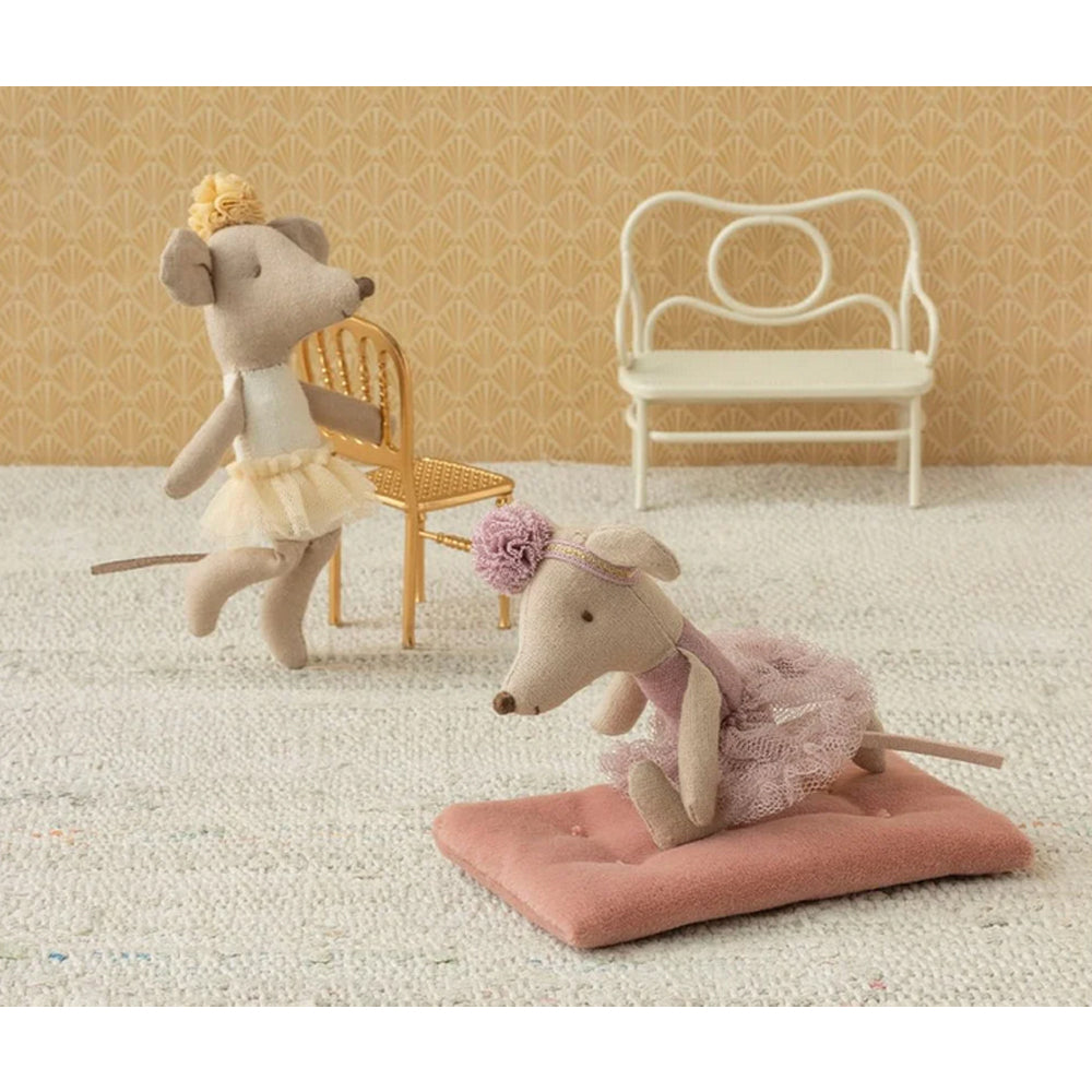 Maileg Ballerina Mus - Lillesøster - Lilla H11cm