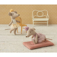 Maileg Ballerina Mus - Lillesøster - Lilla H11cm