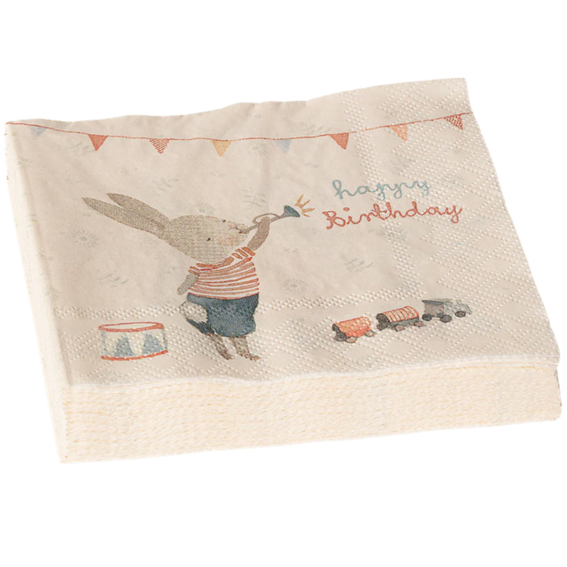Maileg Papirserviet Happy Birthday
