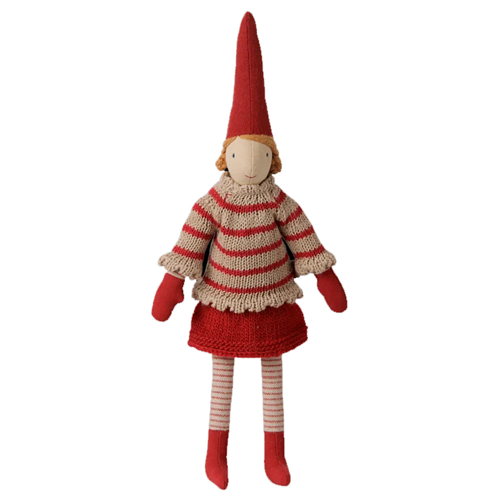 Maileg Pixy Str. 2 Pige - Stribet Strikket Sweater