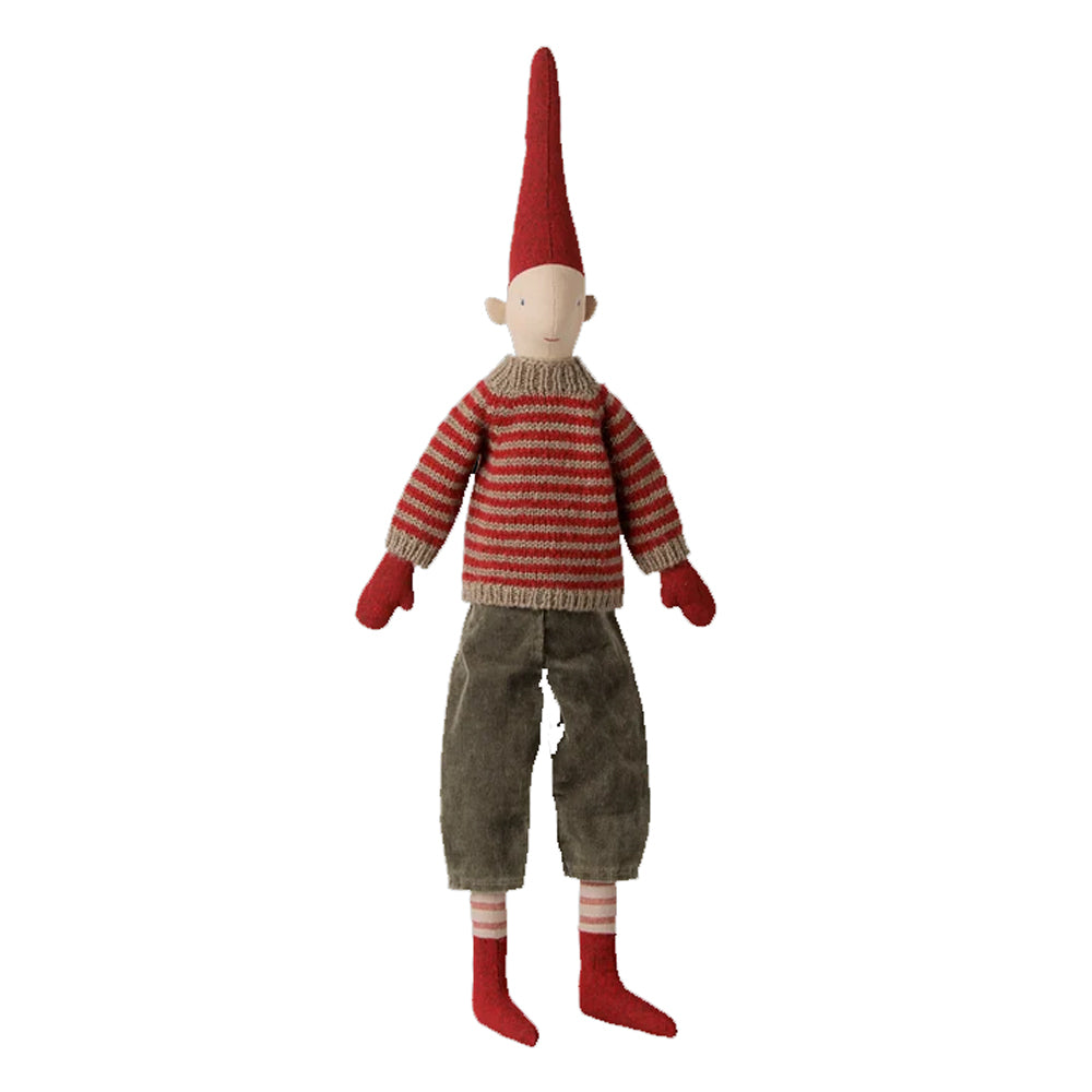 Maileg Pixy Str. 3 Dreng - Stribet Strikket Sweater