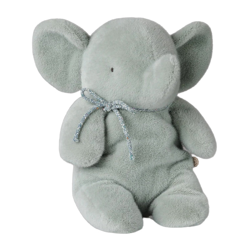 Maileg Plyselefant Medium - Blød Mint