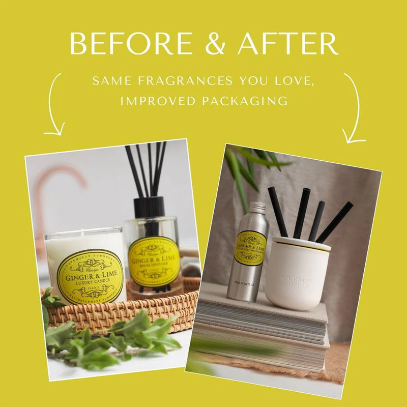 Naturally European Duft Diffuser Ginger & Lime 150ml NY