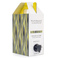 Naturally European Håndsæbe Refill Ginger & Lime 1L