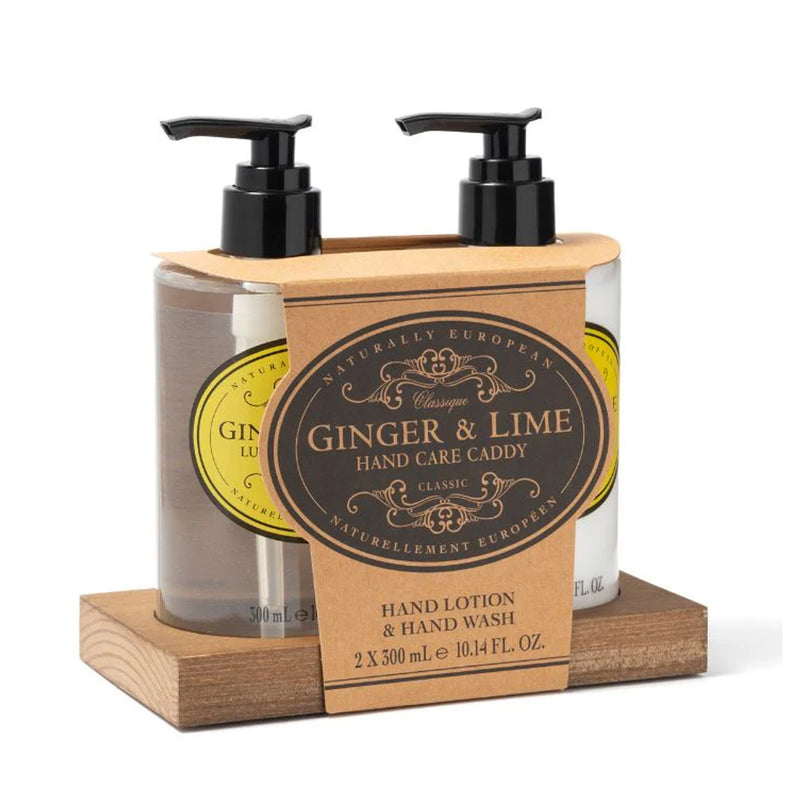 Naturally European Håndpleje Sæt Ginger & Lime 2x300ml