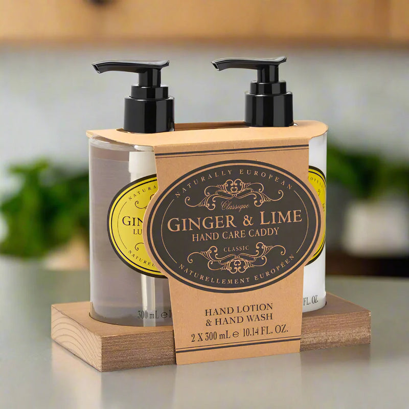 Naturally European Håndpleje Sæt Ginger & Lime 2x300ml