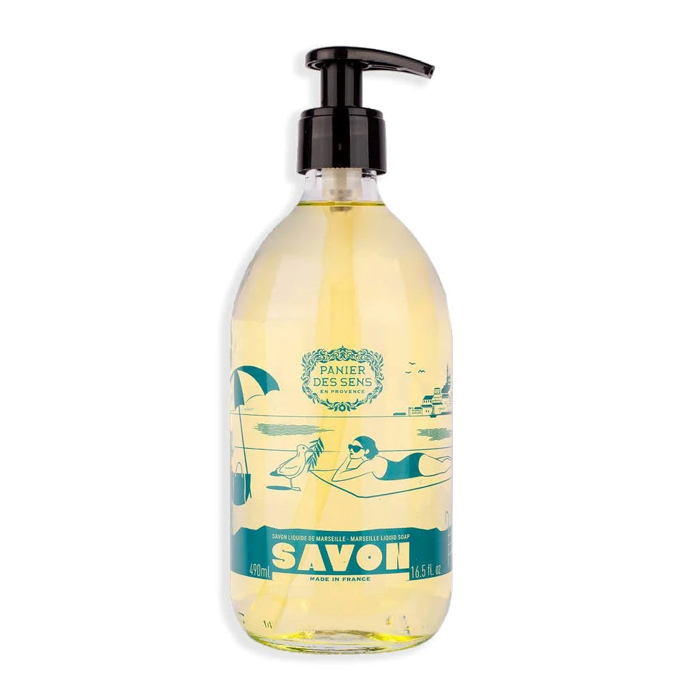 Panier Des Sens ECO Marseille Sæbe Oliven 490ml Glasflaske