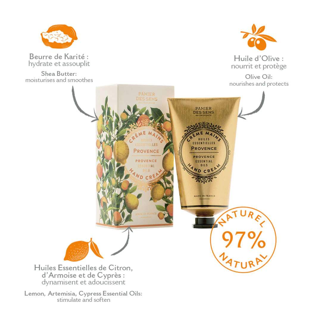 Panier Des Sens Håndcreme Citrus Provence med Shea Butter 75ml