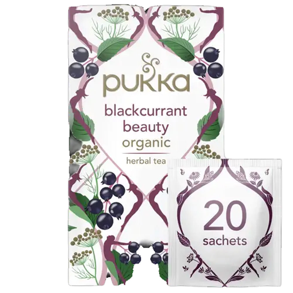 Pukka Te Blackcurrant Beauty øko Ny Emballage