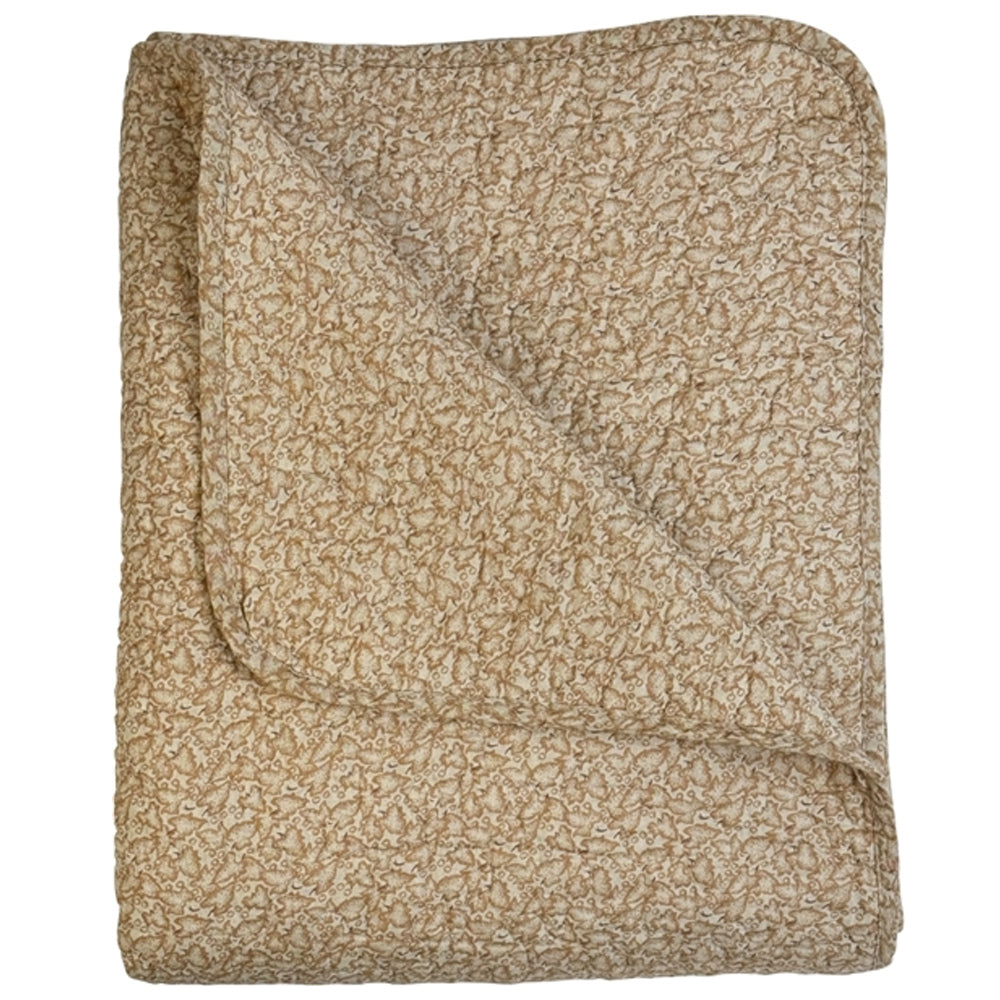 Cést Bon Quilt Ethnic Leaves Camel 140x220cm