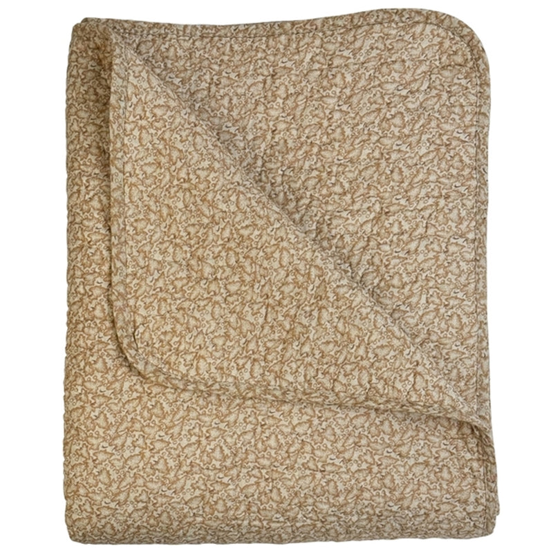 Cést Bon Quilt Ethnic Leaves Camel 140x220cm