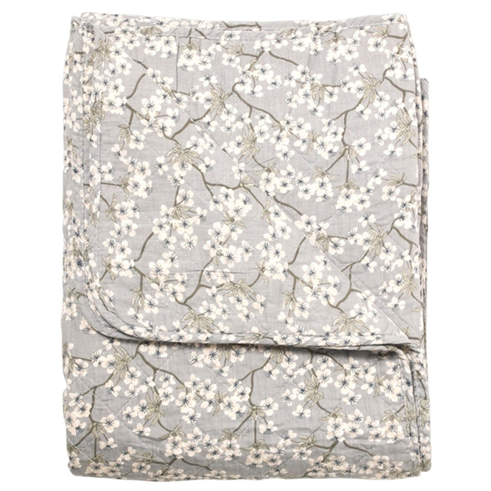 Cést Bon Quilt Ethnic Amalie Støvet Blå 140x220cm