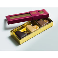 Reserved Chocolate Gaveæske - Marcipan Hjerter 3 Smage
