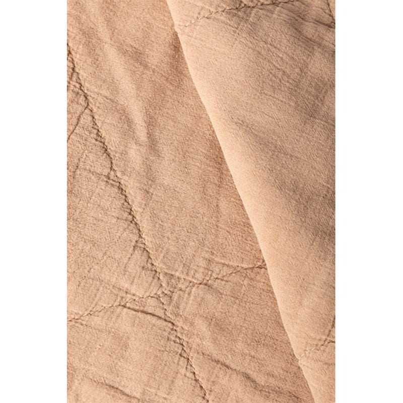 Cést Bon Sengetæppe Lys Kaffe Farvet 260x280cm