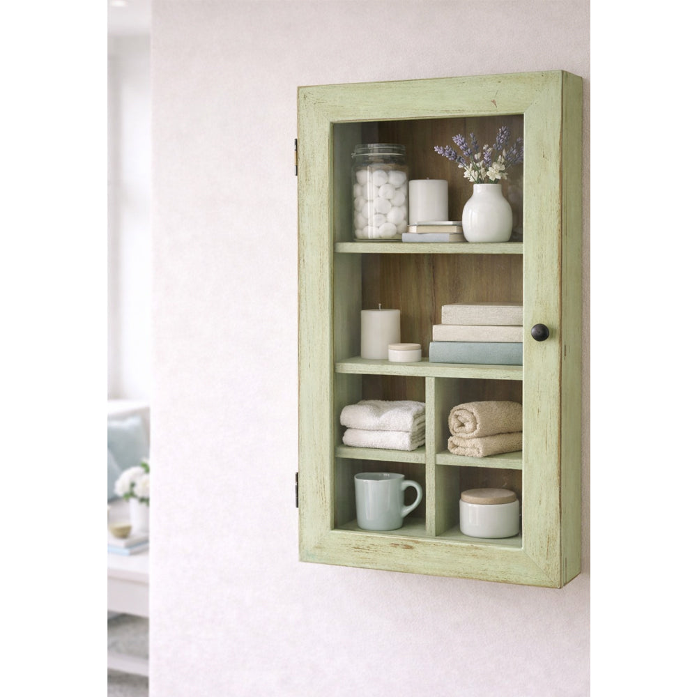 Sjælsø Skab af Genbrugt Træ Grøn