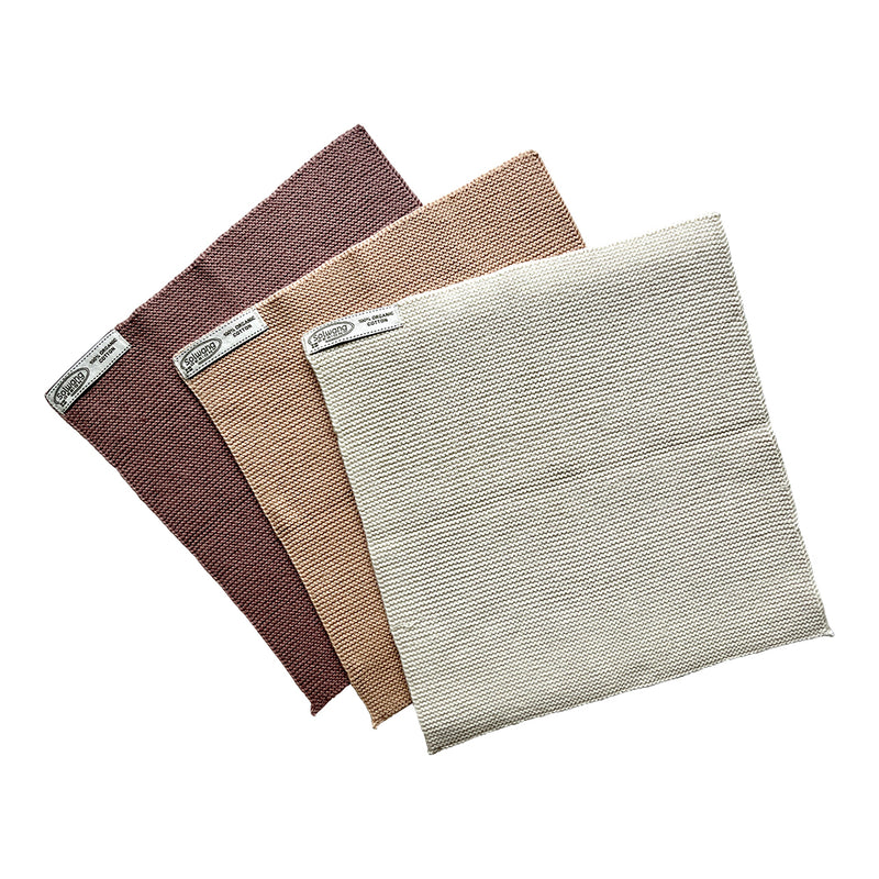Solwang Design karklude 3 stk Natur/Lys & Mørk Nougat