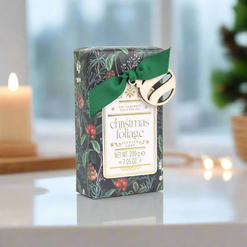 Somerset Blooms Julesæbe Bar Christmas Foliage 200g