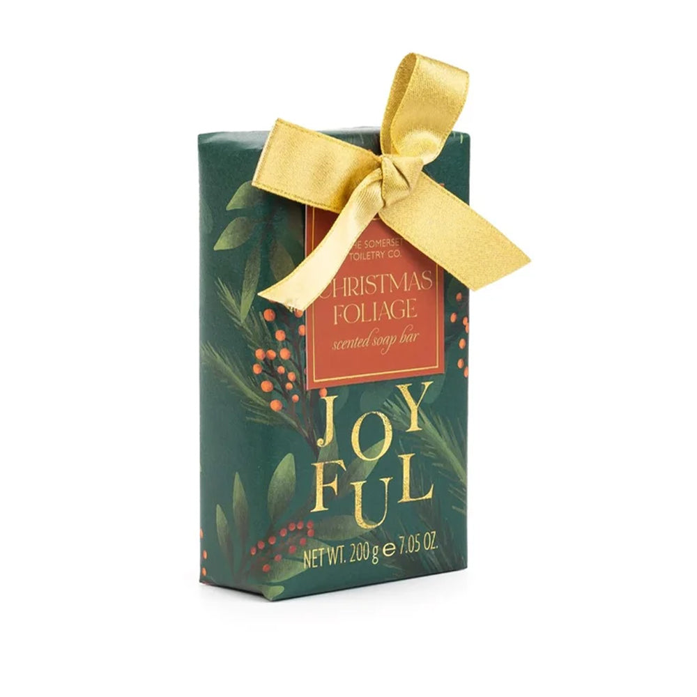 Somerset Sæbebar Christmas Foliage Joyful 200g