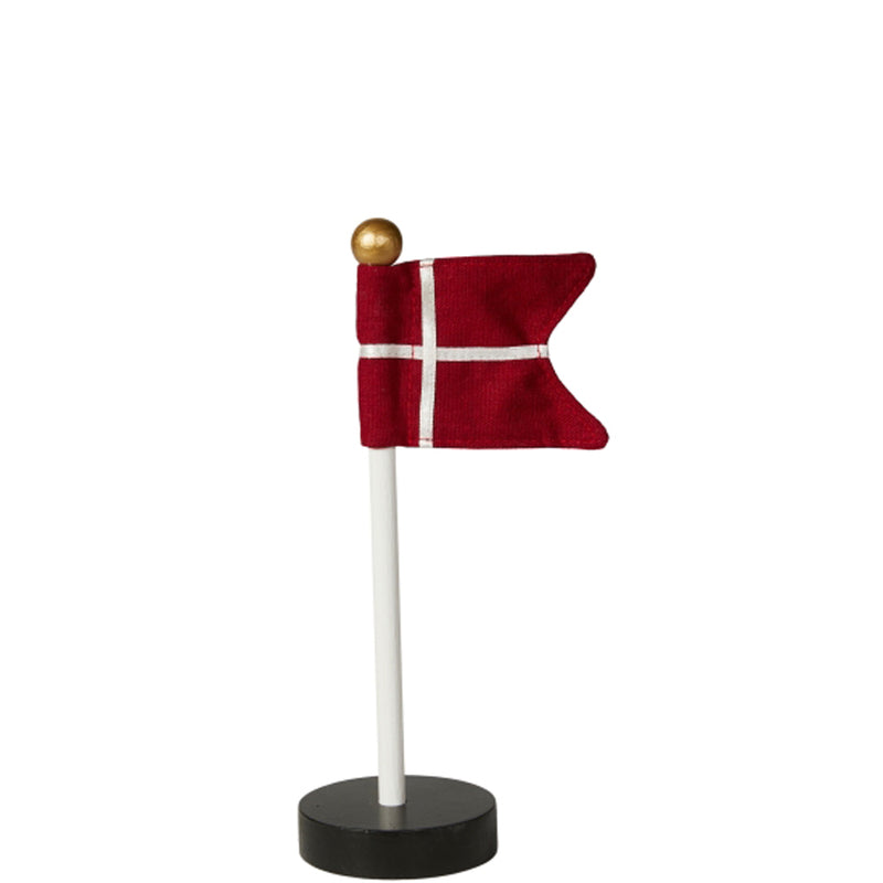 Speedtsberg DK Flag Finér Træ Rød & Hvid
