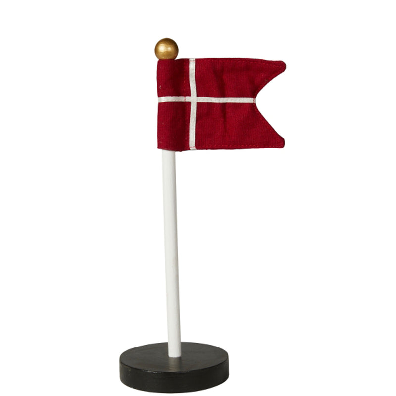 Speedtsberg DK Flag Finér Træ Rød & Hvid