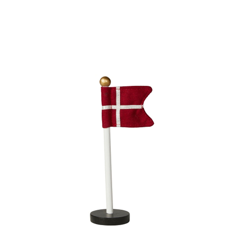 Speedtsberg DK Flag Finér Træ Rød & Hvid - Julepynt - Dannebrogsflag ...