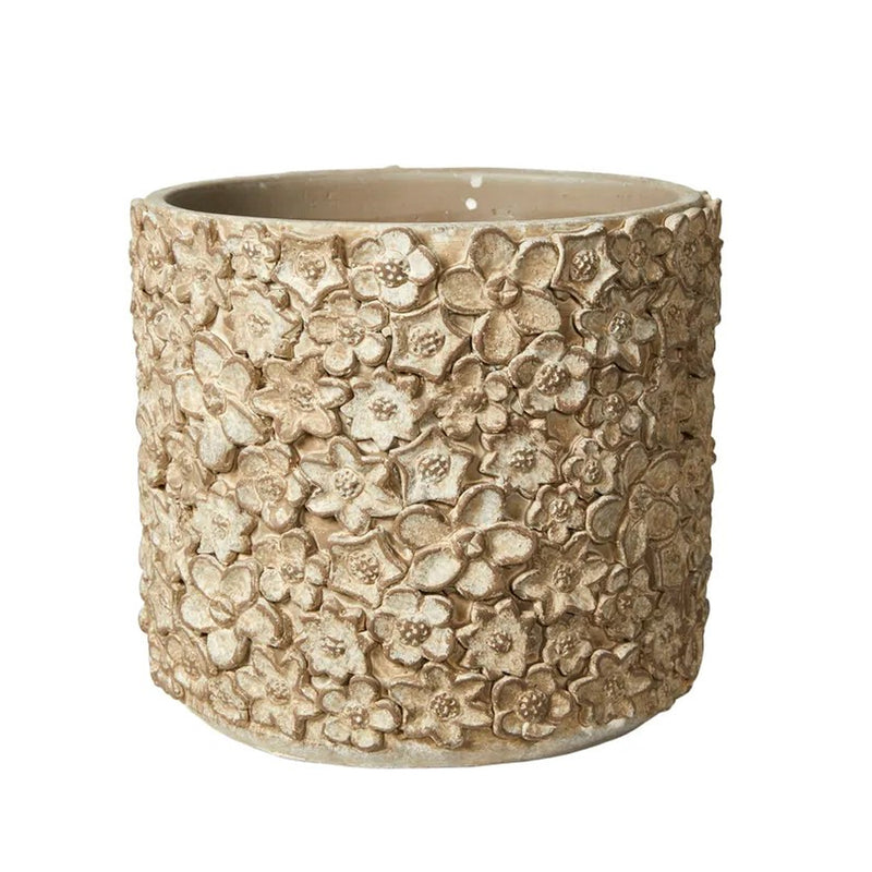 Speedtsberg Urtepotteskjuler Cement Ø18x16cm Natur Grå