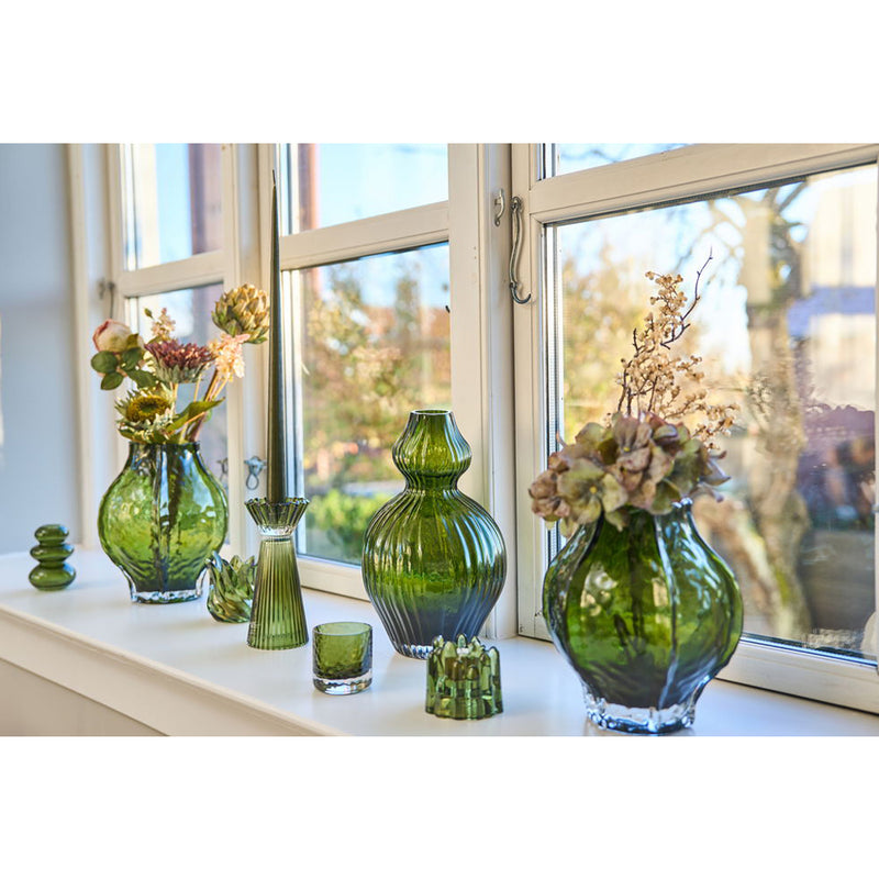 Speedtsberg Vase Art Ø22x25cm Grøn Glas